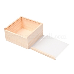 1Pc Wooden Storage Boxes&nbsp;WOCR-DC0001-03