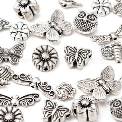 48Pcs 12 Style Tibetan Style Alloy Beads&nbsp;TIBEB-LS0001-01