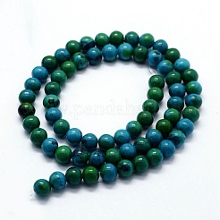 Synthetic Chrysocolla Beads Strands&nbsp;X-G-I199-34-4mm