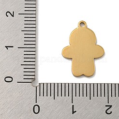 Real 14K Gold Plated 304 Stainless Steel Pendants&nbsp;STAS-Z093-08E