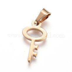 304 Stainless Steel Pendants&nbsp;STAS-I130-26G