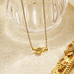 304 Stainless Steel Pendant Necklaces for Women&nbsp;KJ2332-1