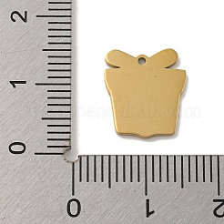 Christmas Theme 304 Stainless Steel Enamel Charms&nbsp;STAS-Z093-02C
