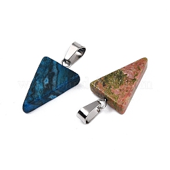 Natural & Synthetic Mixed Stone Pendants&nbsp;G-N344-15P