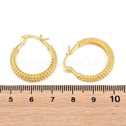 Brass Hoop Earrings&nbsp;KK-Z166-09G