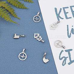 304 Stainless Steel Pendants&nbsp;STAS-UN0012-48