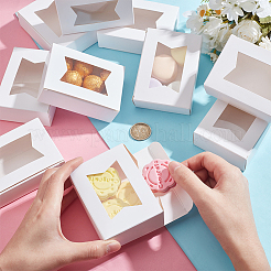Rectangle Folding Paper Storage Boxes&nbsp;CON-WH0106-01B-02