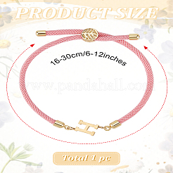 1Pc Adjustable Nylon Cord Slider Bracelets for Women&nbsp;BJEW-LP0001-32H-03