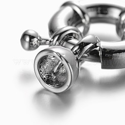Brass Spring Ring Clasps&nbsp;KK-O091-01P-NR