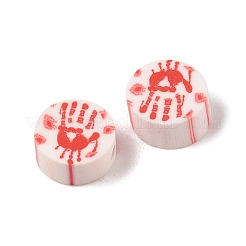 Christmas Theme Handmade Polymer Clay Beads&nbsp;CLAY-P004-01B