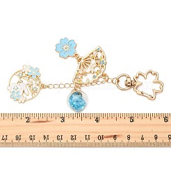 Alloy Enamel Pendant Keychains&nbsp;HJEW-FS00049-02