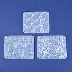 3Pcs 3 Styles DIY Pendant Molds&nbsp;AJEW-FS0001-31