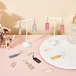 DIY Blank Rectangle Dangle Earring Making Kit&nbsp;DIY-UN0005-40