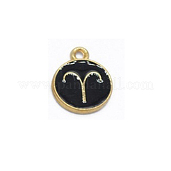 Alloy Enamel Pendants&nbsp;ENAM-S124-01B-08