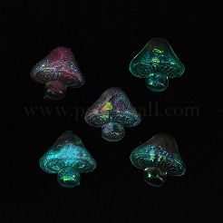 Mushroom Luminous Resin Cabochons&nbsp;MRMJ-TAC0009-07B