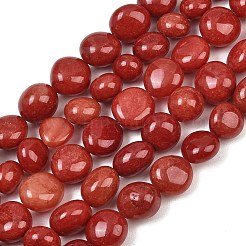 Dyed Natural White Jade Beads Strands&nbsp;GG-CBACF26-B01-06