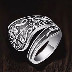 Adjustable Brass Finger Rings for Men&nbsp;PW-WG5A10A-01