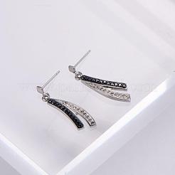 3 Pairs Stainless Steel Arch Dangle Stud Earrings&nbsp;JE7979