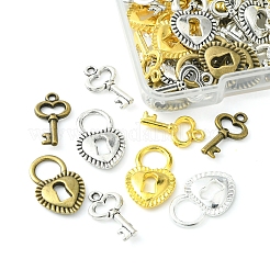 80Pcs 8 Style DIY Alloy Pendants&nbsp;FIND-FS0001-66