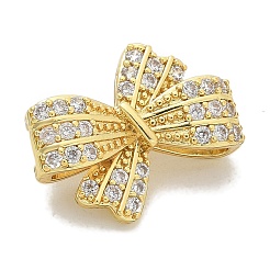 Rack Plating Brass Micro Pave Clear Cubic Zirconia Buttons&nbsp;KK-K293-07B-G