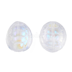 Transparent Electroplate Glass Beads&nbsp;GLAA-N035-022-K01
