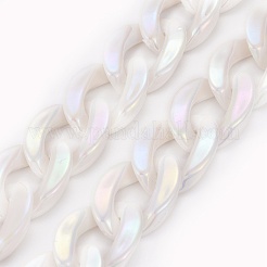 Opaque Acrylic Twist Chains Bag Handles&nbsp;AJEW-BA00077-01