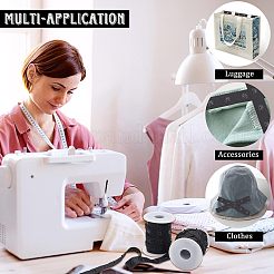 Polyester Sewing Snap Button Tape&nbsp;DIY-OC0004-15