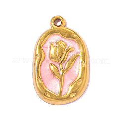 304 Stainless Steel Enamel Pendants&nbsp;STAS-OY017-04G
