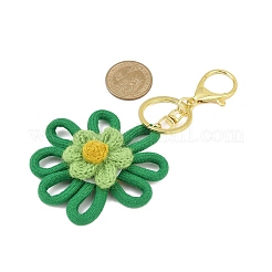 6Pcs Woven Costume Flower Keychains&nbsp;KEYC-JKC01434