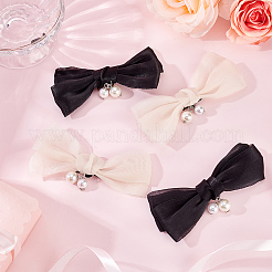 4Pcs 2 Colors Polyester Bowknot Shoe Decorations&nbsp;FIND-FG0002-39