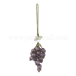 4Pcs Cat Eye Grape Pendant Decorations&nbsp;HJEW-TA00414