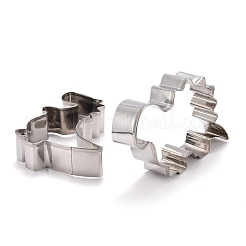 Non-Tarnish Stainless Steel Mixed Dinosaur Shaped Cookie Candy Food Cutters Molds&nbsp;DIY-H142-09P