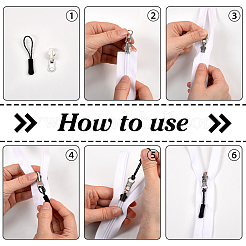 Zinc Alloy Zipper Sliders&nbsp;FIND-PH0038-40