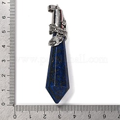 Natural Lapis Lazuli Dyed Pointed Big Pendants&nbsp;G-Q184-02N-AS