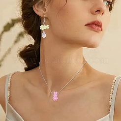 30Pcs Frosted Acrylic Beads&nbsp;MACR-YW0003-92