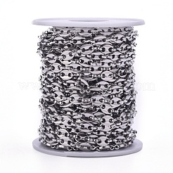 Tarnish Resistant 304 Stainless Steel Coffee Bean Chains&nbsp;CHS-G011-14P
