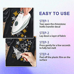 Glass Hotfix Rhinestone&nbsp;DIY-WH0303-784