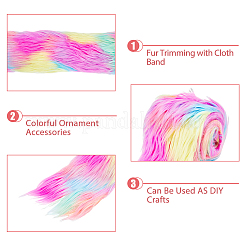 1.5M Fashion Faux Fur Trimming&nbsp;DIY-WH0304-971B