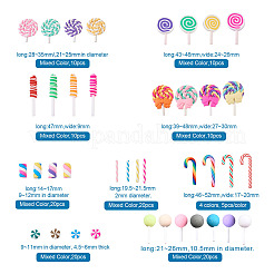 Handmade Polymer Clay Cabochons&nbsp;CLAY-TA0001-06