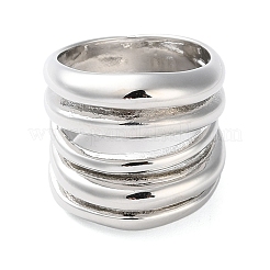 Multi Layer Alloy Wrap Finger Rings for Women&nbsp;RJEW-K277-02P