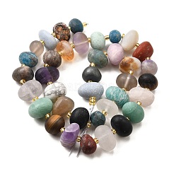 Natural Mixed Gemstone Beads Strands&nbsp;G-H312-A01-A