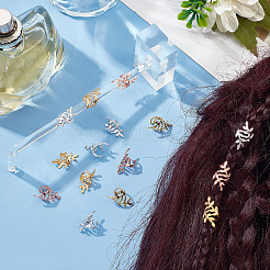 300Pcs 3 Colors Iron Dreadlocks Braiding Beads&nbsp;FIND-CP0001-51