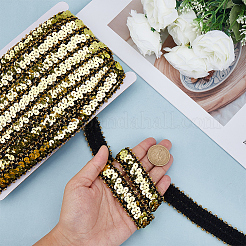 20Yards Sparkle Polyester Paillette Elastic Beads&nbsp;OCOR-CY0003-22B