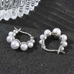 Brass Hoop Earrings for Women&nbsp;EJEW-A168-14P