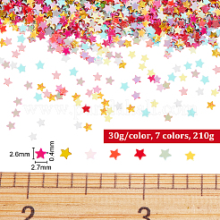 210G 7 Colors Ornament Accessories&nbsp;PVC-OC0001-12