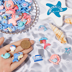84Pcs 14 Styles Epoxy Resin Decoden Cabochons&nbsp;CRES-SC0002-91