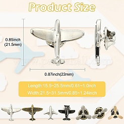7Pcs 7 Styles Zinc Alloy Lapel Pin Backs for Backpack Clothes&nbsp;JEWB-CJ0003-18