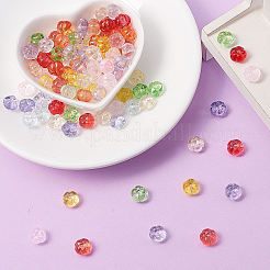 100Pcs 10 Colors Transparent Glass Beads&nbsp;GLAA-CJ0001-46