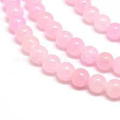 Natural Yellow Jade Beads Strands&nbsp;JBR6mm-2