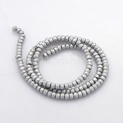 Electroplate Non-magnetic Synthetic Hematite Beads Strands&nbsp;G-J208G-02